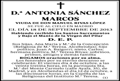 Antonia Sánchez Marcos